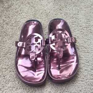 Metallic Pink Sandals